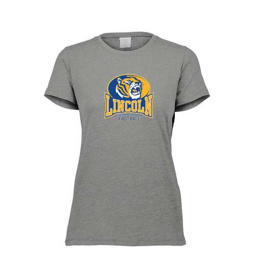 [FTSCUBGY-FAXS-LOGO3] Decker Women's Tri-Blend T-Shirt - Short Sleeve (Female Adult XS, Gray, Logo 3)