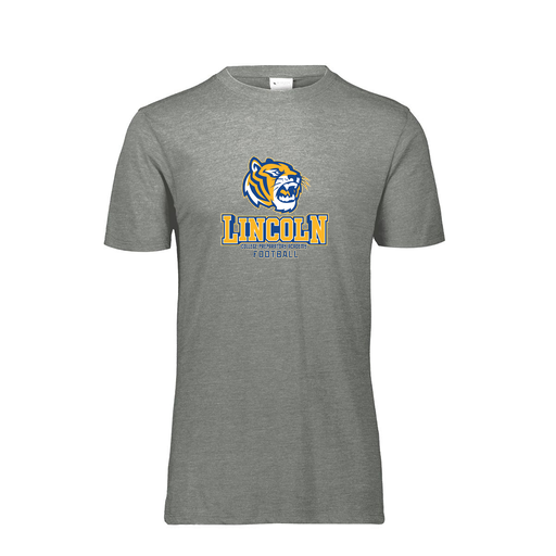 [FTSCUBGY-AS-LOGO1] Decker Men's Tri-Blend T-Shirt - Short Sleeve (Adult S, Gray, Logo 1)