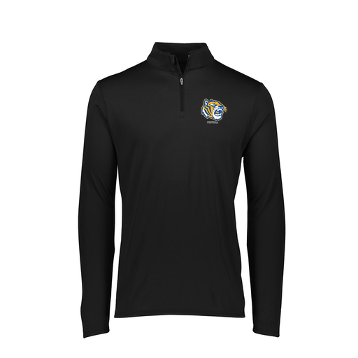 [FTLQFLBK-FAXS-LOGO2] Decker Women's Flex-Lite 1/4 Zip Shirt (Female Adult XS, Black, Logo 2)
