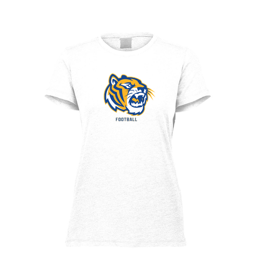 [FTSCUBWH-FAXS-LOGO2] Decker Women's Tri-Blend T-Shirt - Short Sleeve (Female Adult XS, White, Logo 2)