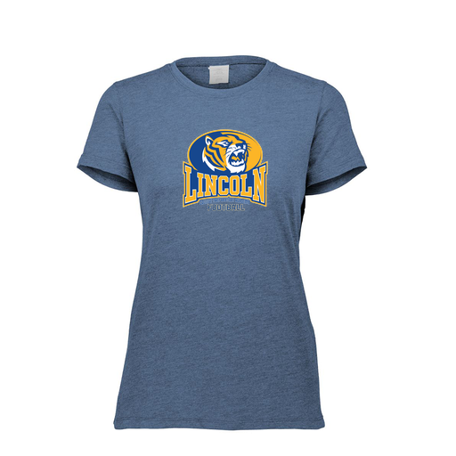 [FTSCUBNV-FAXS-LOGO3] Decker Women's Tri-Blend T-Shirt - Short Sleeve (Female Adult XS, Navy, Logo 3)