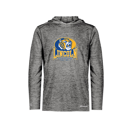 [FOLHCGBK-YS-LOGO3] Decker Youth Charge Hoodie (Youth S, Black, Logo 3)