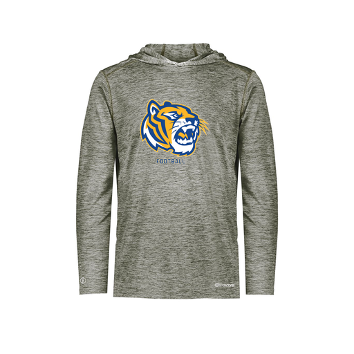 [FOLHCGGY-YS-LOGO2] Decker Youth Charge Hoodie (Youth S, Gray, Logo 2)