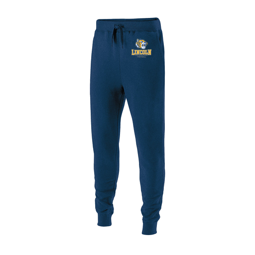 [229648.065.S-LOGO1] Youth 60/40 Fleece Jogger (Youth S, Navy, Logo 1)