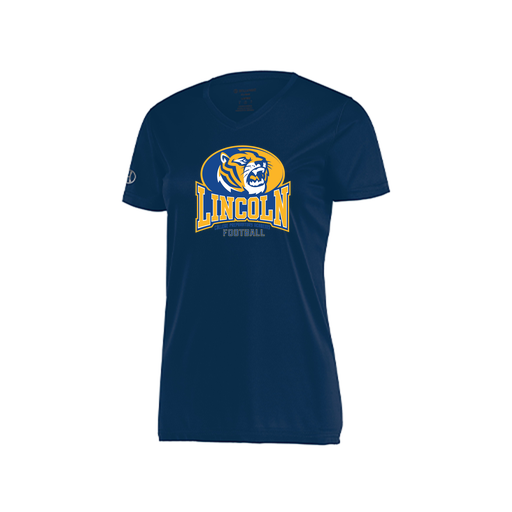 [222820.065.S-LOGO3] Ladies Movement Dri Fit Shirt (Female Adult S, Navy, Logo 3)